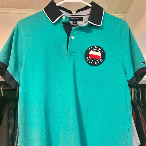Men’s Tommy Hilfiger Collar Polo - Picture 1 of 3
